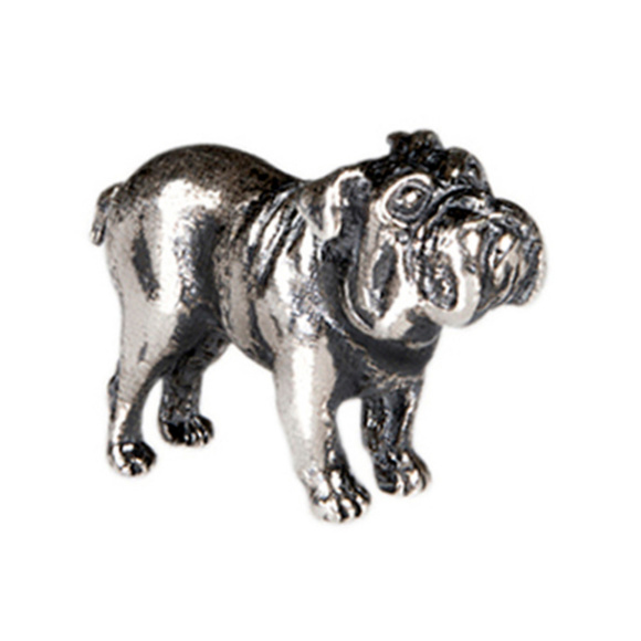 NEW Origami Owl Sterling Silver BULLDOG Charm - Picture 1 of 4